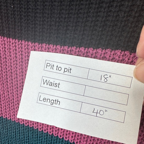 Torrid Sweater Stripe Mock Neck Sweater Dress - Picture 7 of 8